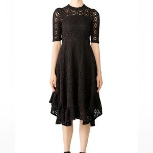 See by Chloe -Black cutout floral dress